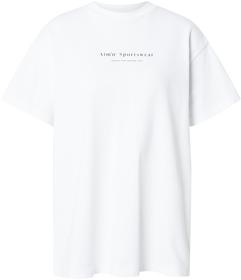 Aim'n Funkčné tričko 'Serif'  čierna / biela