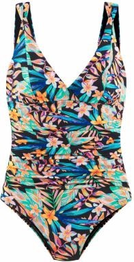 SUNSEEKER Jednodielne plavky  modrá / tyrkysová / oranžová / čierna