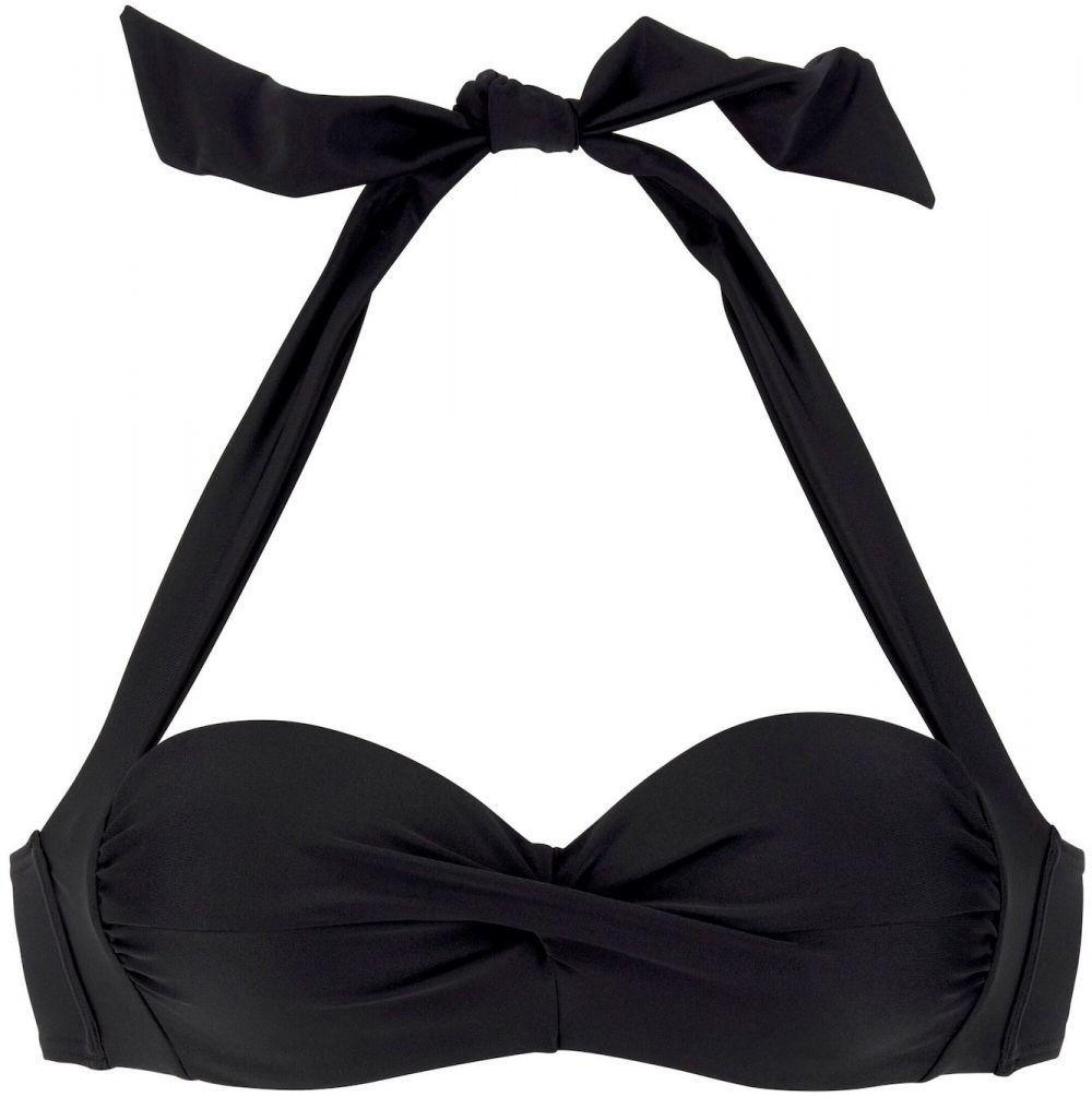 LASCANA Bikinový top  čierna