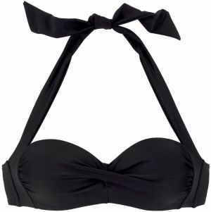LASCANA Bikinový top  čierna