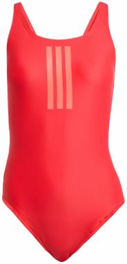 ADIDAS PERFORMANCE Športové jednodielne plavky '3-Stripes V-Back'  červená / pastelovo červená