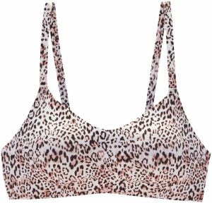 NUANCE Podprsenka  svetlobéžová / hnedá / tmavohnedá