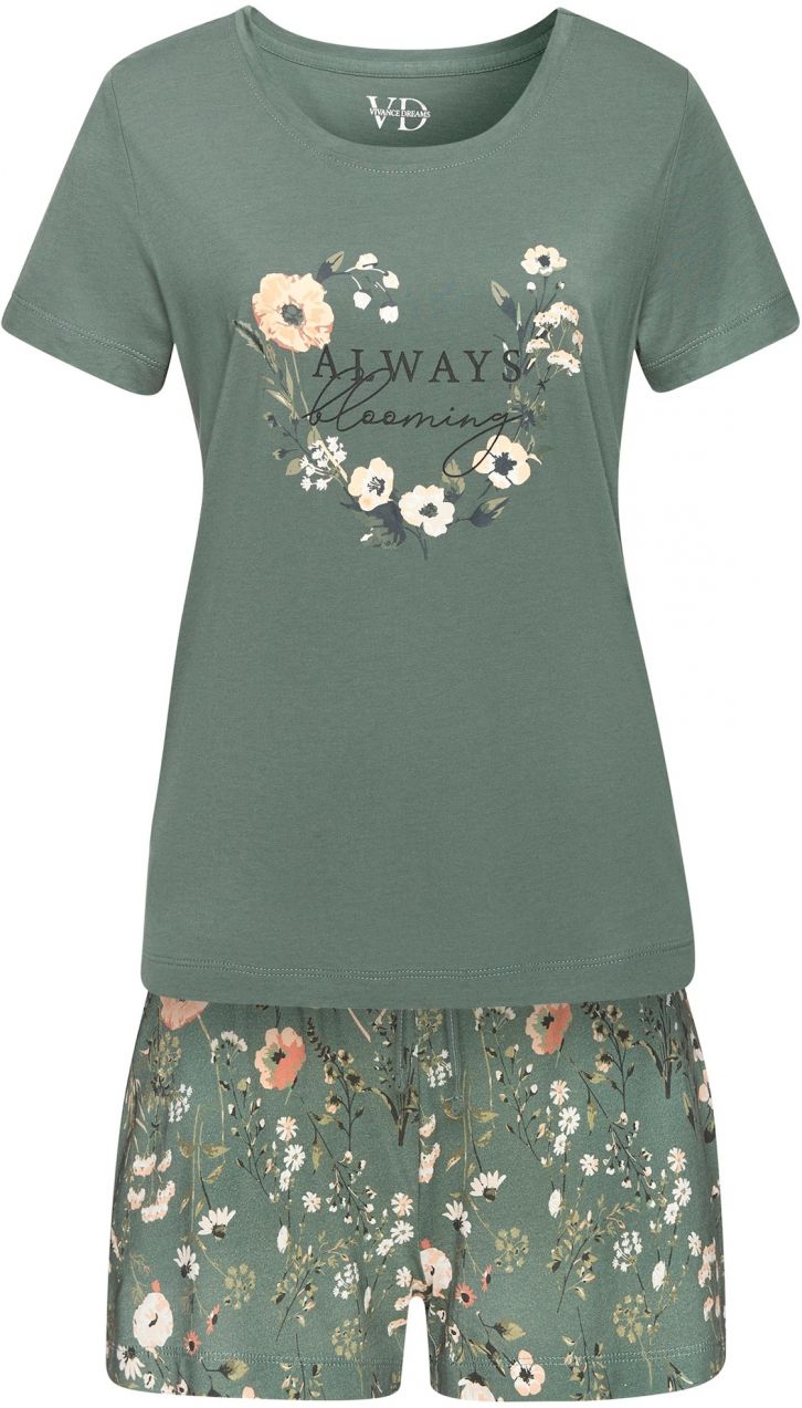 LASCANA Kraťasy  svetložltá / nefritová / broskyňová / biela