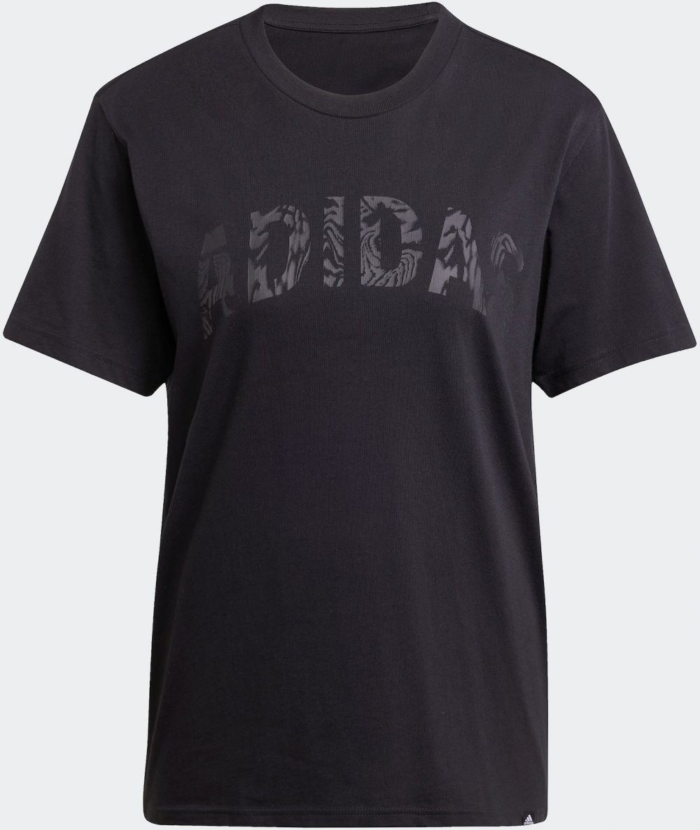 ADIDAS SPORTSWEAR Tričko 'CAMO'  antracitová / čierna