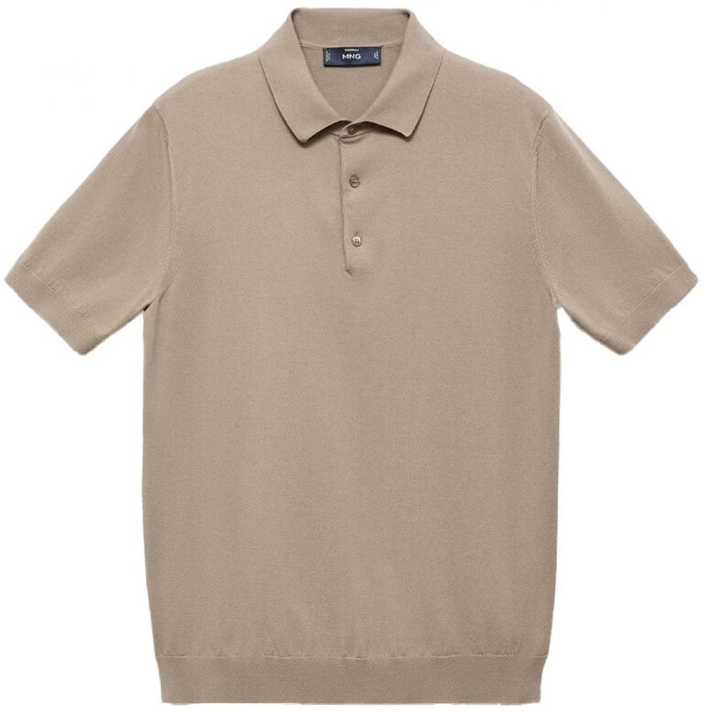 MANGO MAN Tričko 'Arraona'  béžová / kaki