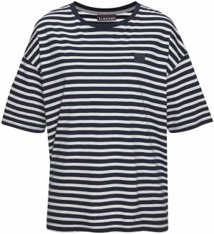 Elbsand Tričko  námornícka modrá / biela
