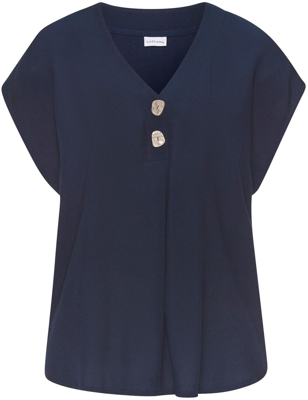 LASCANA Blúzka  námornícka modrá
