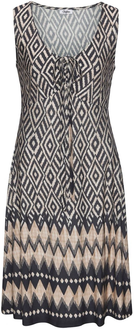 BUFFALO Šaty  béžová / hnedá / čierna