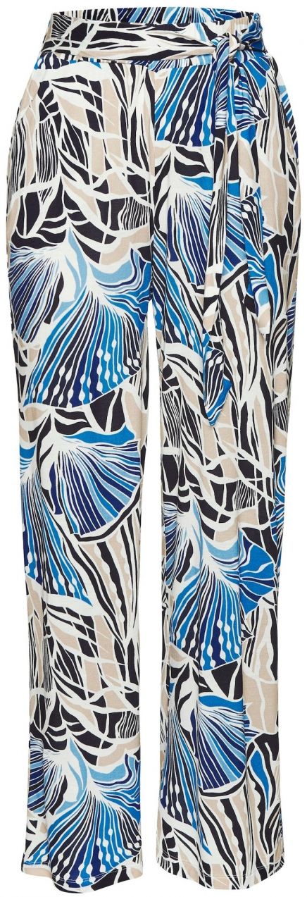 LASCANA Nohavice  béžová / modrá / čierna / biela