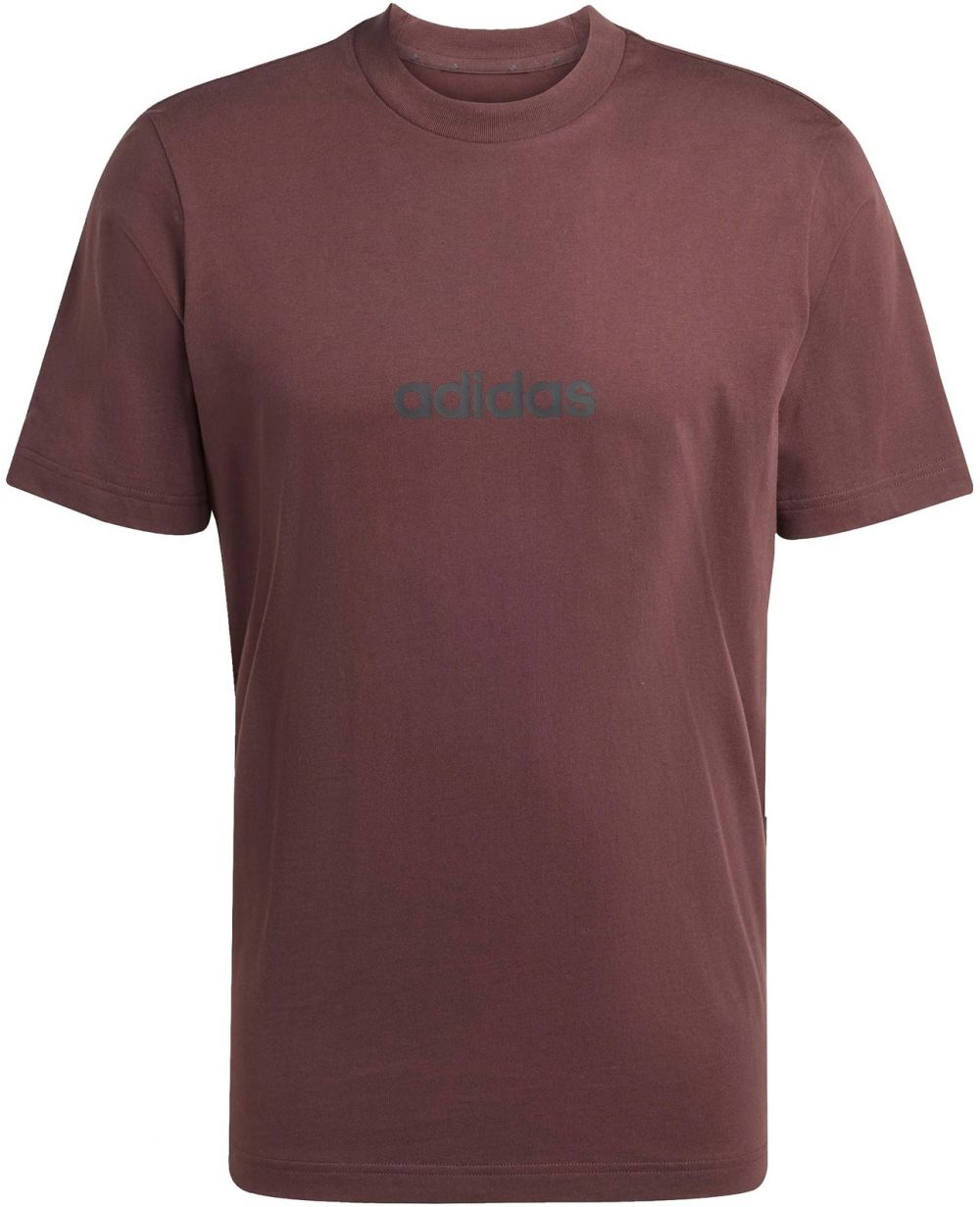 ADIDAS SPORTSWEAR Funkčné tričko 'Essentials'  hnedá / čierna