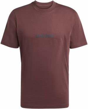 ADIDAS SPORTSWEAR Funkčné tričko 'Essentials'  hnedá / čierna