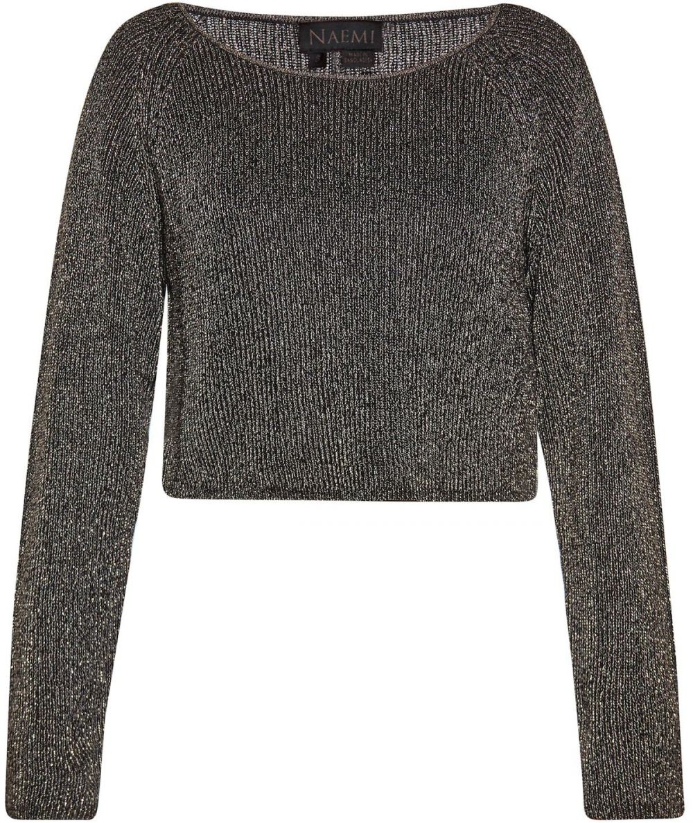 NAEMI Sveter  zlatá / čierna