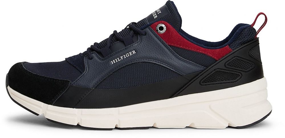 TOMMY HILFIGER Nízke tenisky  modrá / červená / čierna