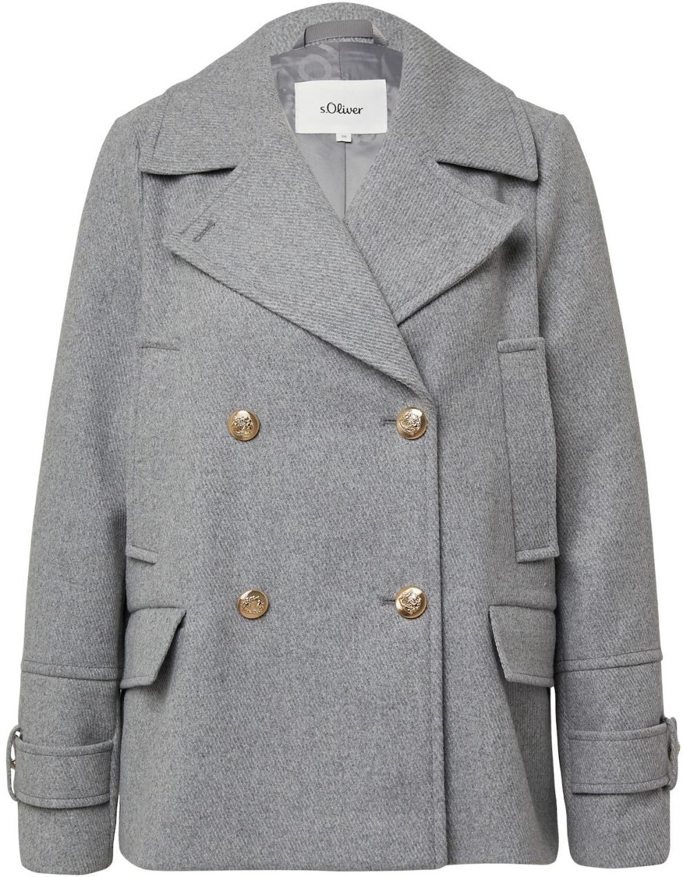 s.Oliver Prechodný kabát  sivá