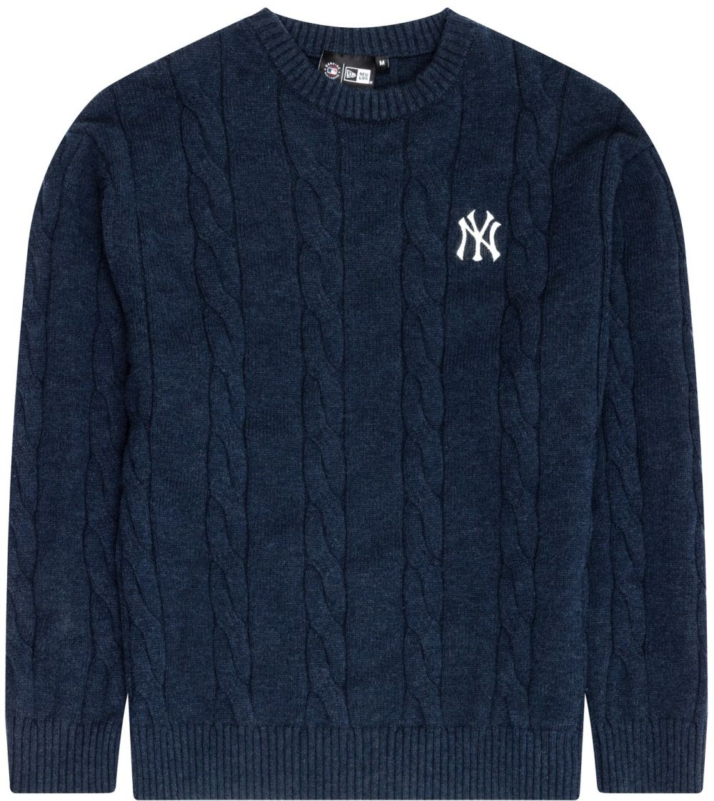 NEW ERA Sveter 'NEYYAN'  námornícka modrá / biela