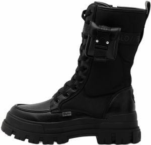 BUFFALO Šnurovacie čižmy 'ASPHA'  čierna