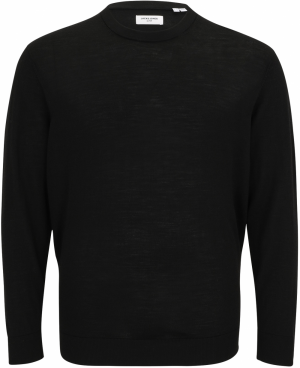 Jack & Jones Plus Sveter  čierna