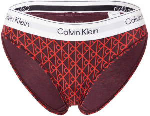 Calvin Klein Underwear Nohavičky  tmavofialová / červená / čierna / biela