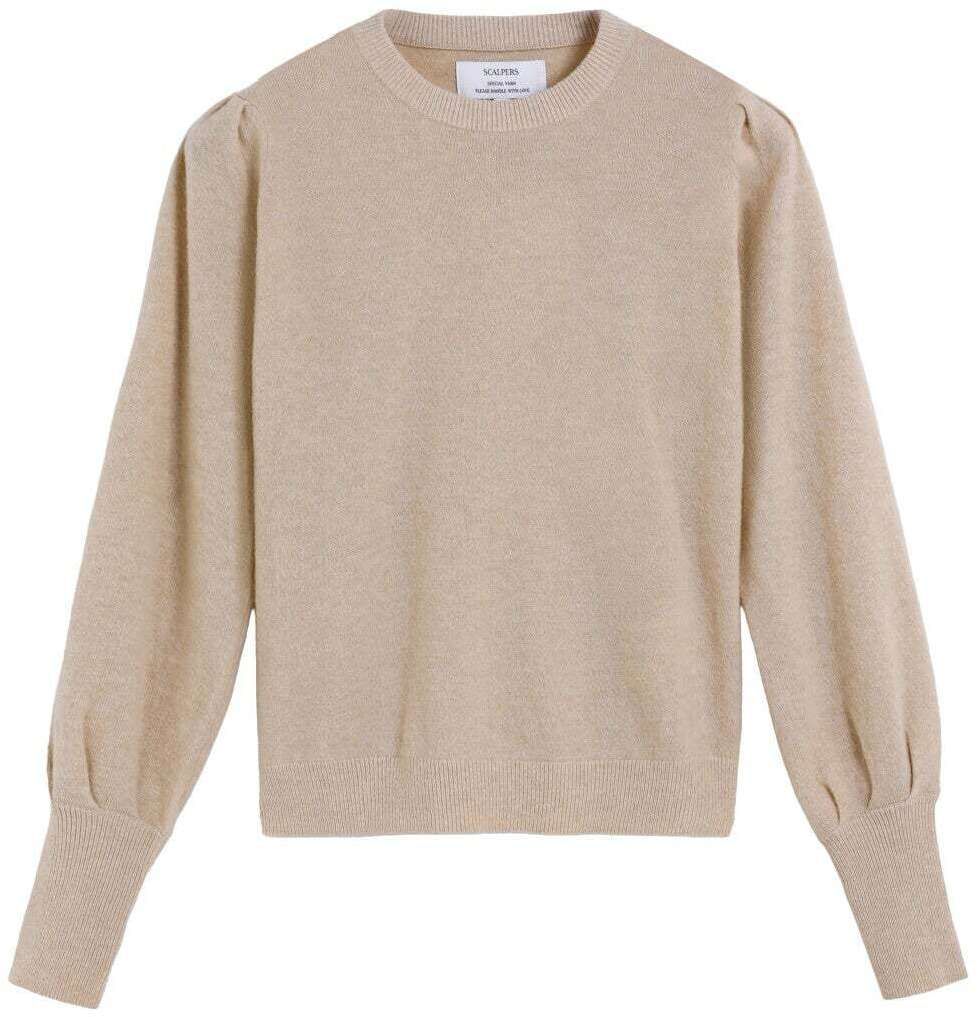 Scalpers Sveter 'Joyr'  béžová melírovaná