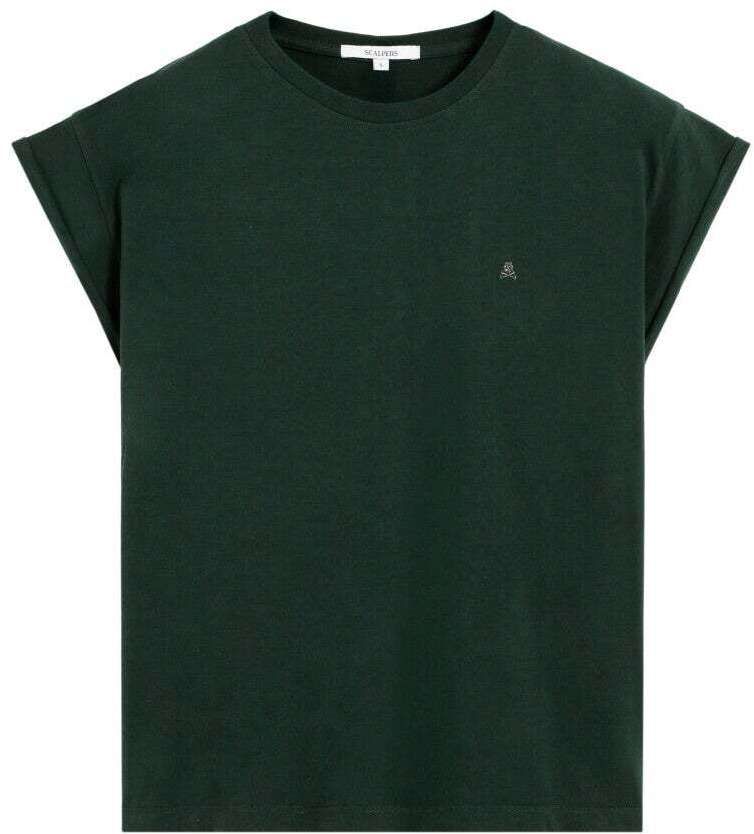 Scalpers Tričko  tmavozelená