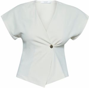 SISTERS POINT Blúzka 'GEVELA'  prírodná biela