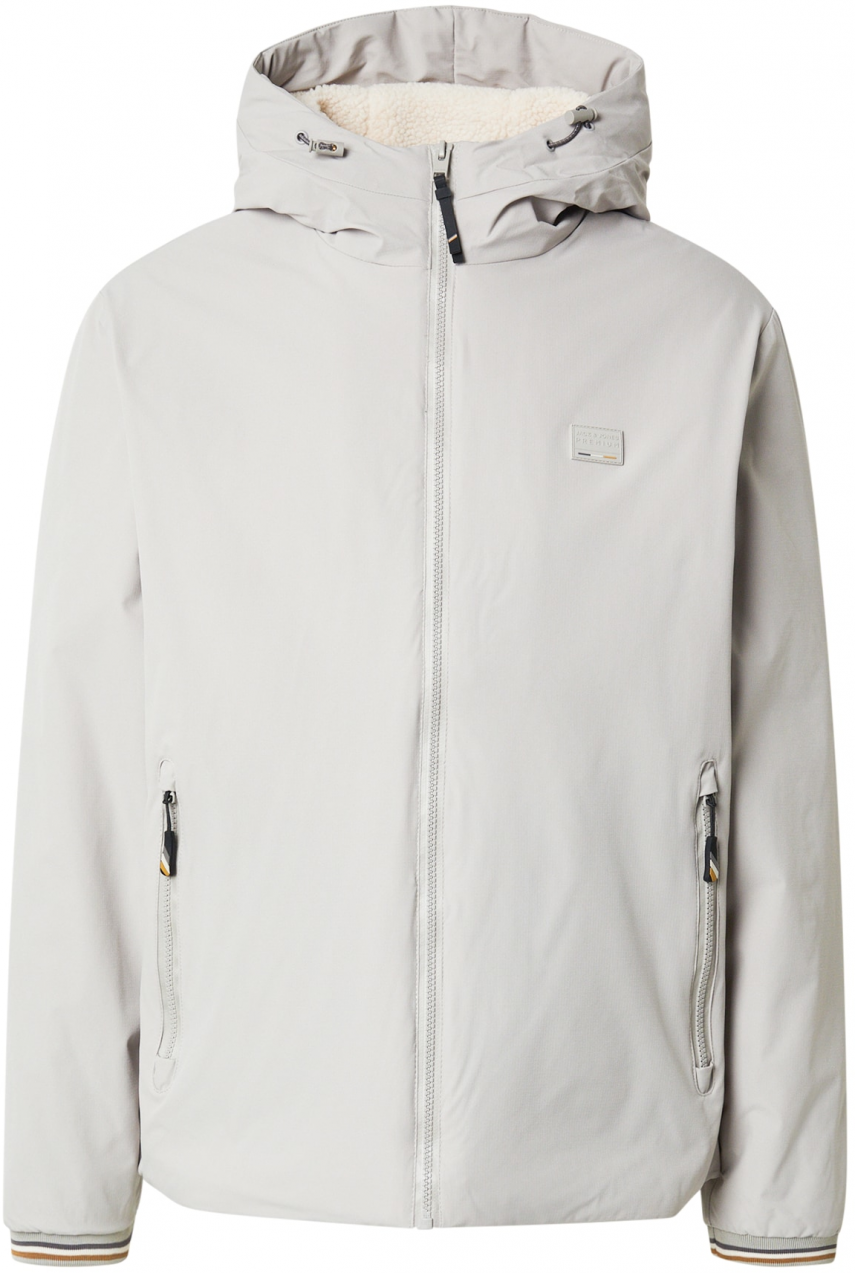 Jack & Jones Premium Prechodná bunda 'JPRBLUALVES'  sivá