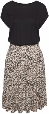 BUFFALO Šaty  béžová / svetlobéžová / čierna