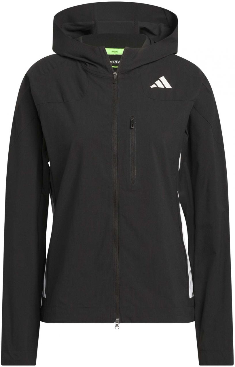 ADIDAS PERFORMANCE Funkčná bunda 'ADIZERO''  čierna / biela