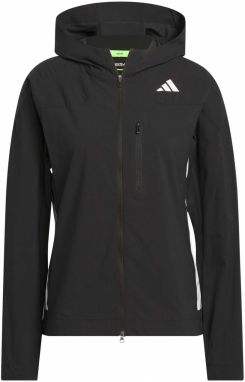 ADIDAS PERFORMANCE Funkčná bunda 'ADIZERO''  čierna / biela