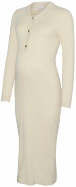 MAMALICIOUS Pletené šaty 'Lia'  béžová