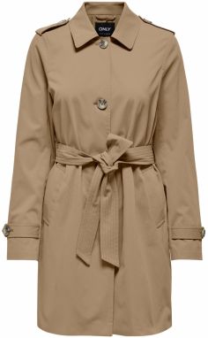 ONLY Prechodný kabát 'ONLDISA'  tmavobéžová