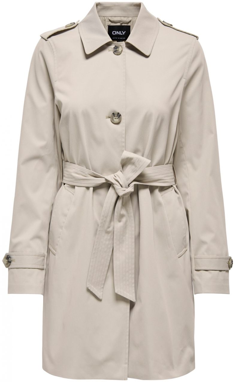 ONLY Prechodný kabát 'ONLDisa'  sivobéžová