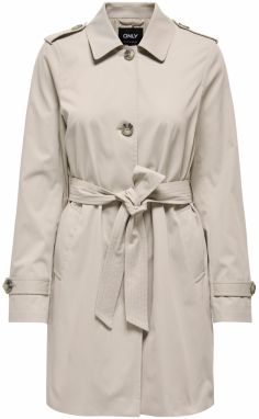 ONLY Prechodný kabát 'ONLDisa'  sivobéžová