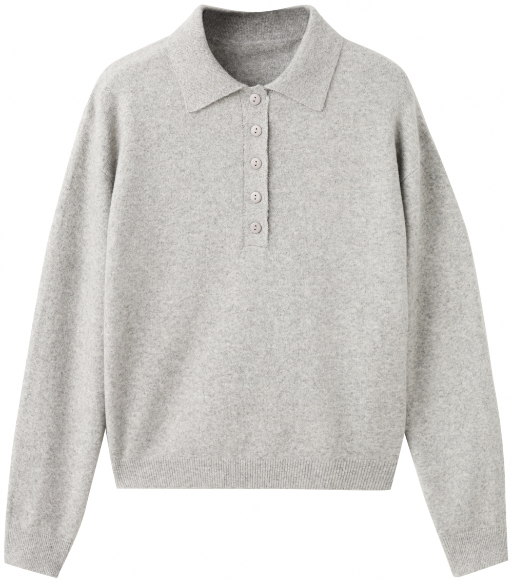 MANGO Sveter 'NEPO'  sivá melírovaná