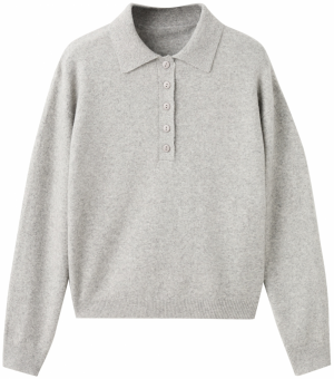 MANGO Sveter 'NEPO'  sivá melírovaná