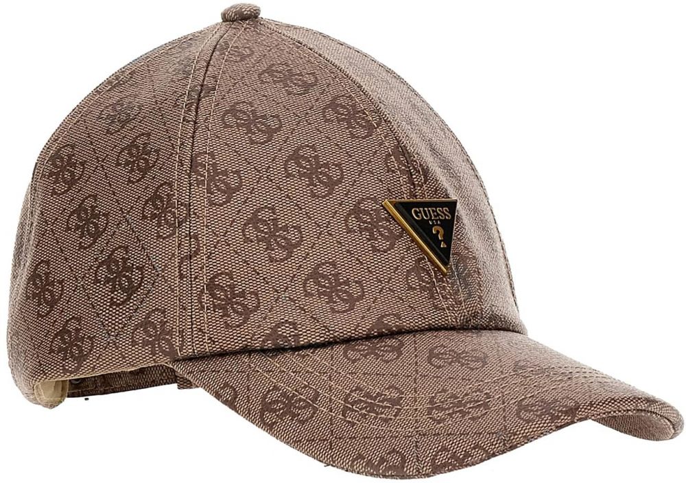 GUESS Čiapka 'MILANO'  tmelová / hnedá / čierna