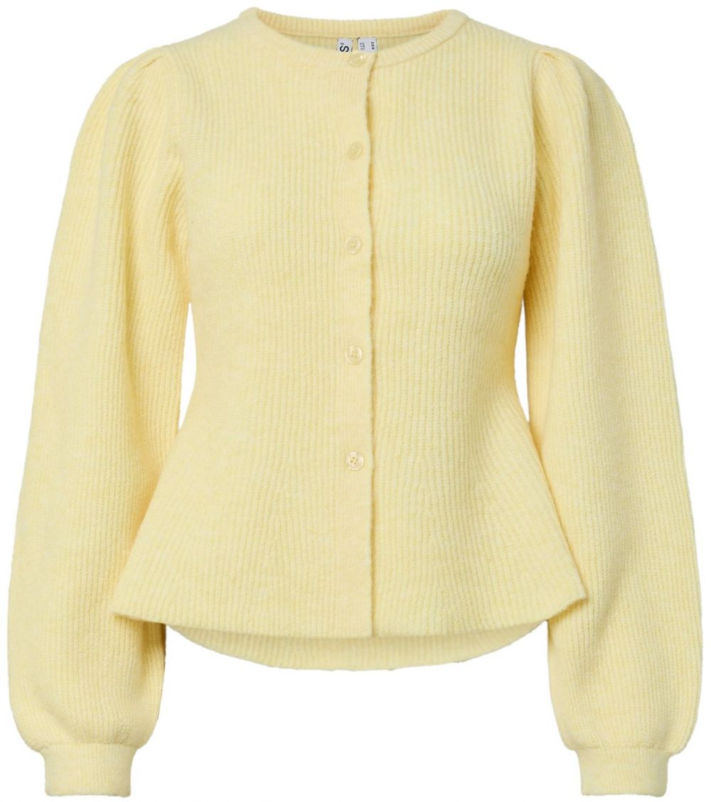 PIECES Kardigán 'PCSILLY'  svetložltá