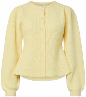 PIECES Kardigán 'PCSILLY'  svetložltá