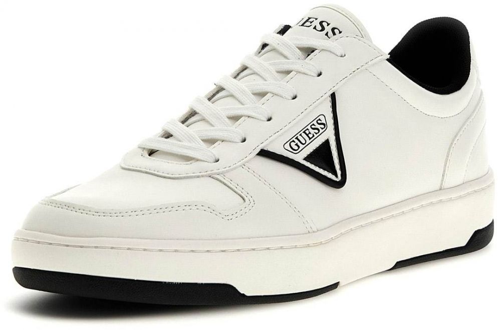 GUESS Nízke tenisky 'VADIK'  čierna / biela