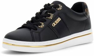 GUESS Nízke tenisky 'STEW'  hnedá / zlatá / čierna