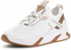 GUESS Nízke tenisky 'GENGA'  hnedá / mokka / biela