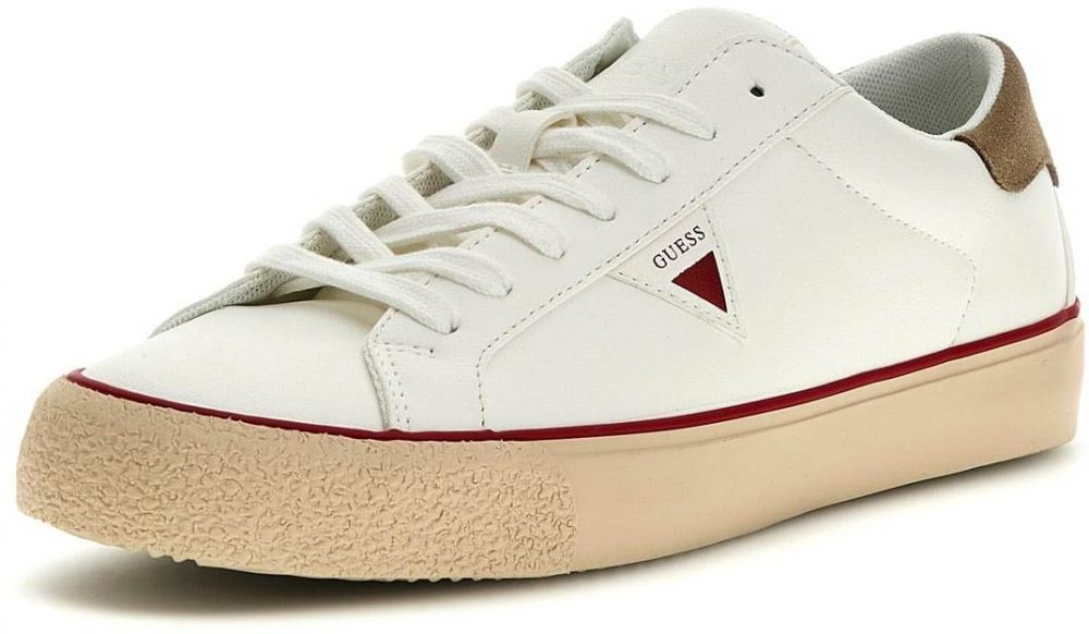 GUESS Nízke tenisky 'DAVOR'  červená / biela