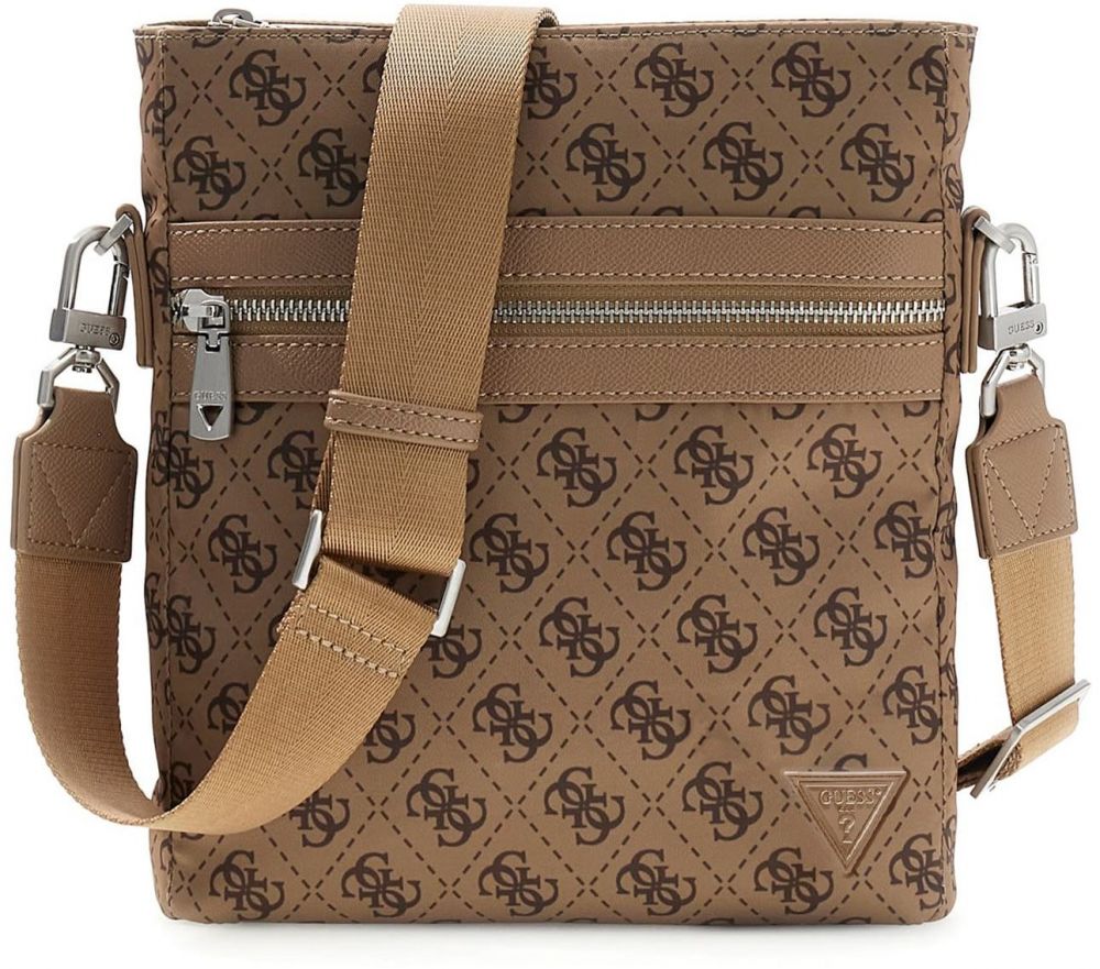 GUESS Taška cez rameno 'BERLIN'  farba ťavej srsti / hnedá