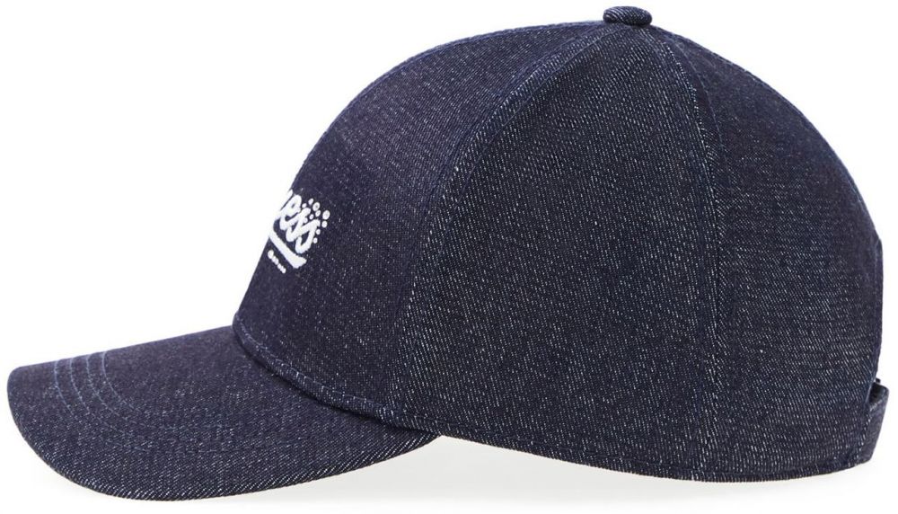 GUESS Čiapka  modrá denim / biela