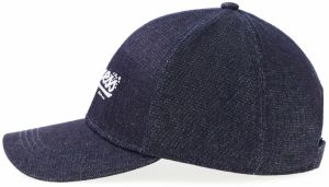 GUESS Čiapka  modrá denim / biela
