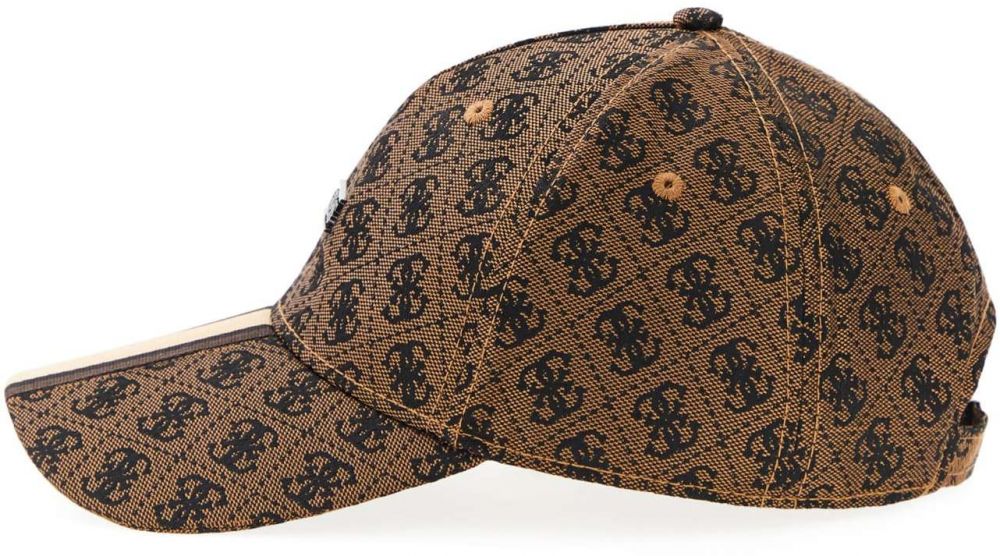 GUESS Čiapka 'BOSTON'  sépiová / čierna