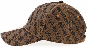 GUESS Čiapka 'BOSTON'  sépiová / čierna