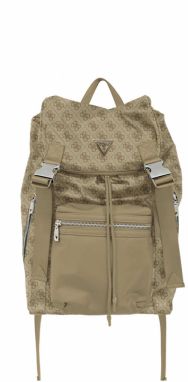 GUESS Batoh 'BERLIN'  béžová / čierna