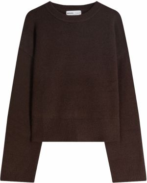 Bershka Sveter  tmavohnedá