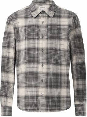 Calvin Klein Jeans Košeľa  svetlosivá / čierna / biela